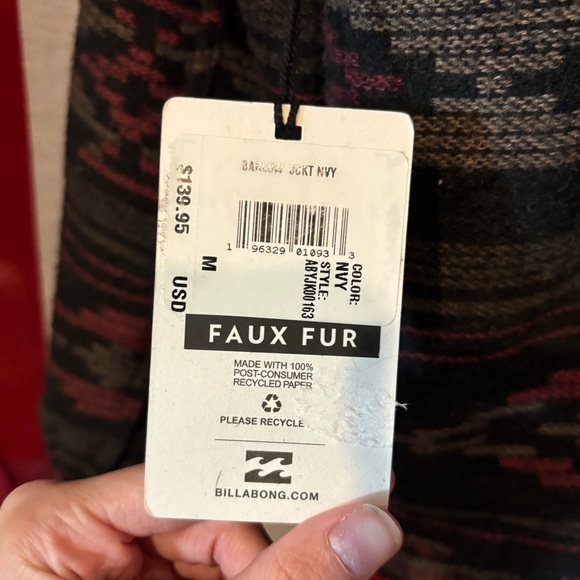 NWT Billabong Mens A/Div Barlow Sherpa Jacket - Picture 10 of 11